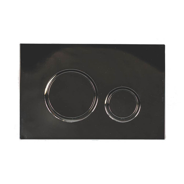 Toilet Valve Circle Dual-Flush T-Series Activation Plate Glossy Chrome - Image 1
