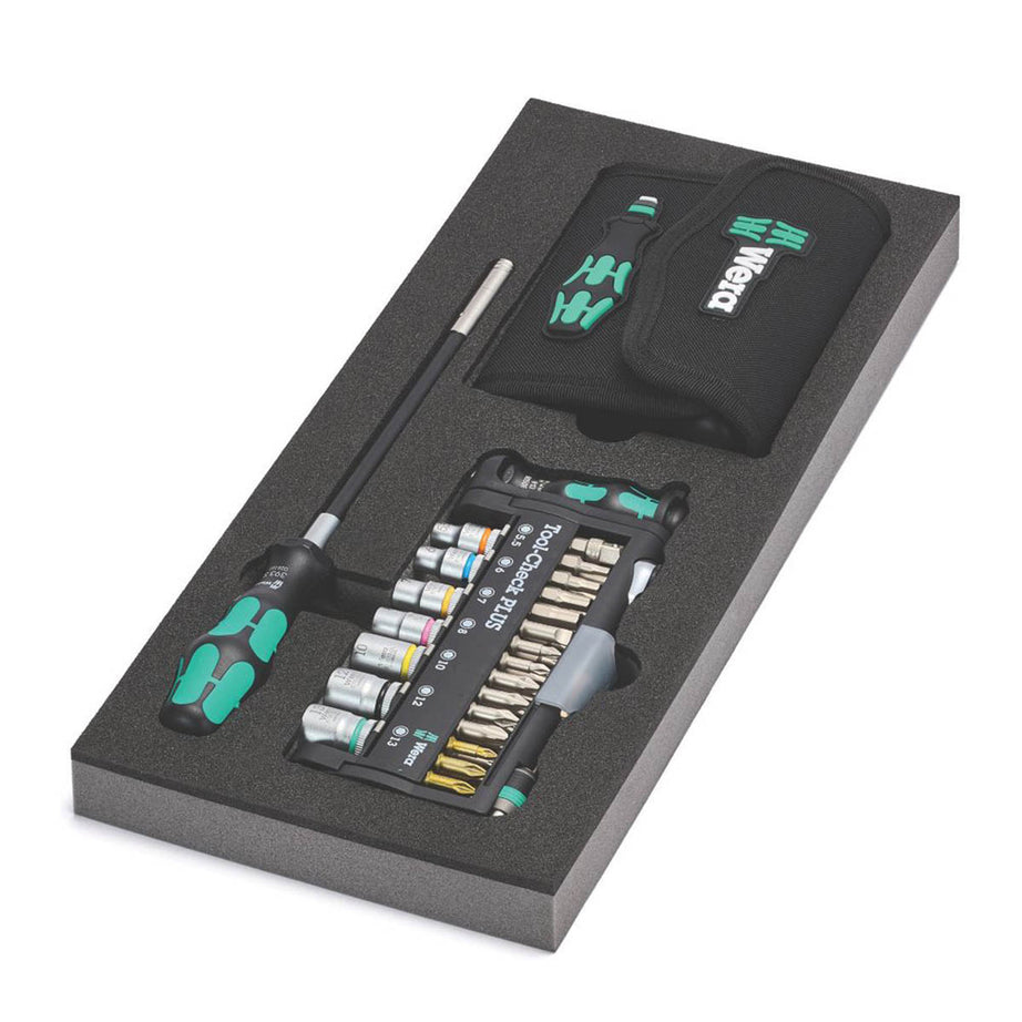 Wera Interchangeable Screwdriver Set 9750 Kraftform Kompakt Tool-Check 57 Pcs - Image 1