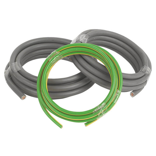 Prysmian Meter Tail Cable 6181Y & 6491X Grey Green 1 Core 25mm² 3m Pack Of 3 - Image 1
