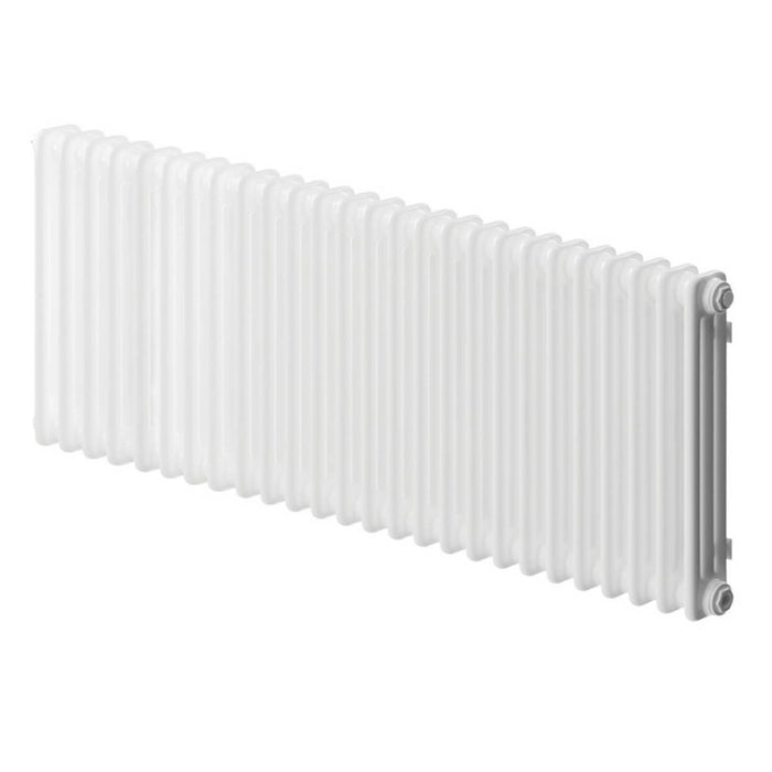 DeLonghi Radiator 3 Column White Horizontal Wall Steel 600 x 1222mm 5394BTU - Image 1