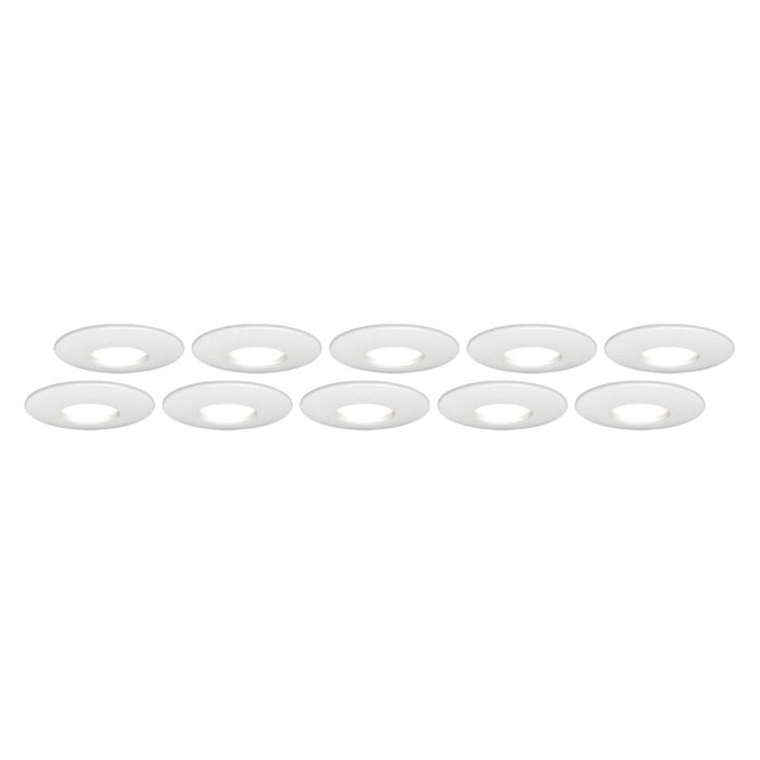 Downlight Fixed White Fire Rated IP65 Indoor GU10 Ceiling Light Pack Of 30 - Image 1