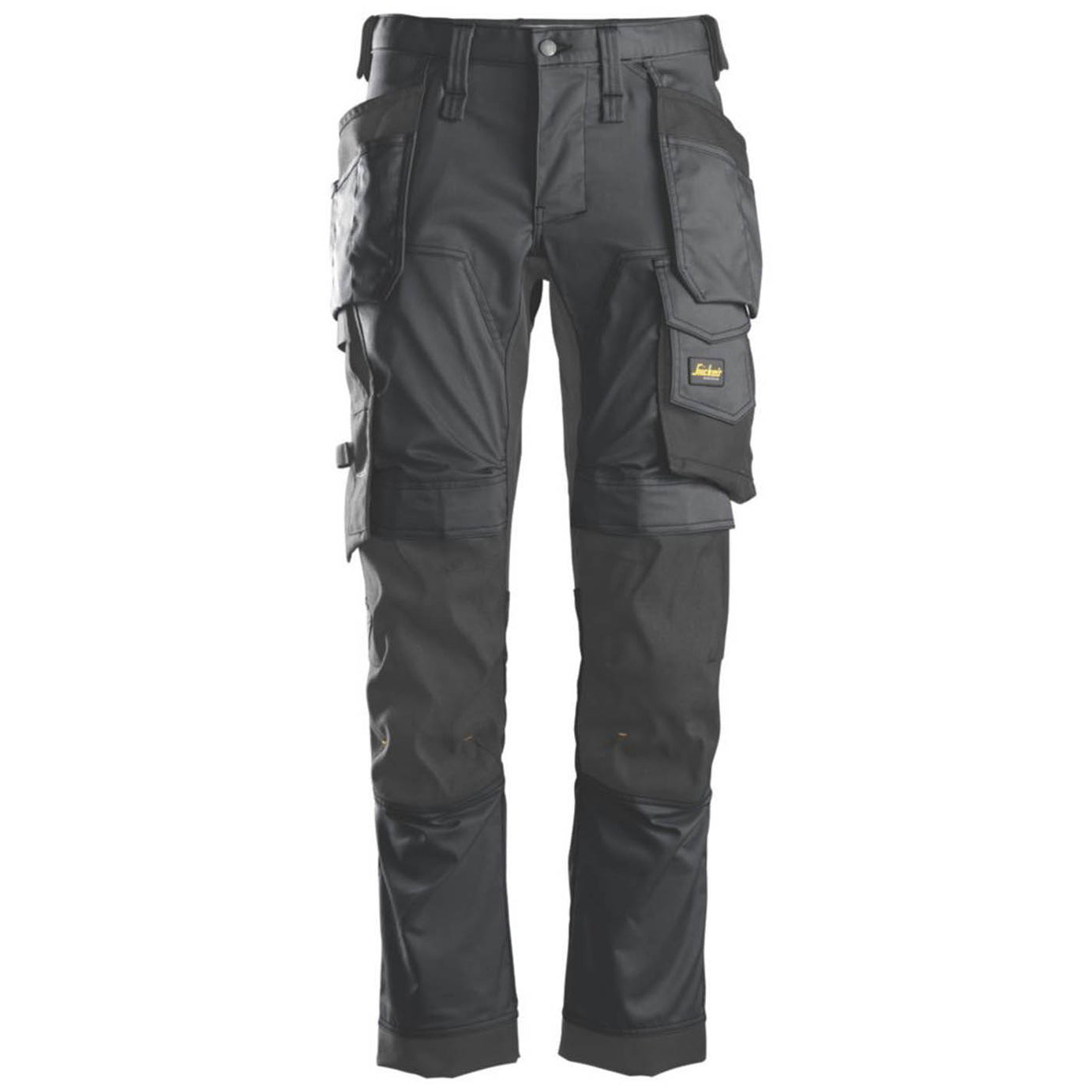 Snickers Work Trousers Mens Slim Fit Grey Stretch Multi Pockets Cargo 33W 35L - Image 1