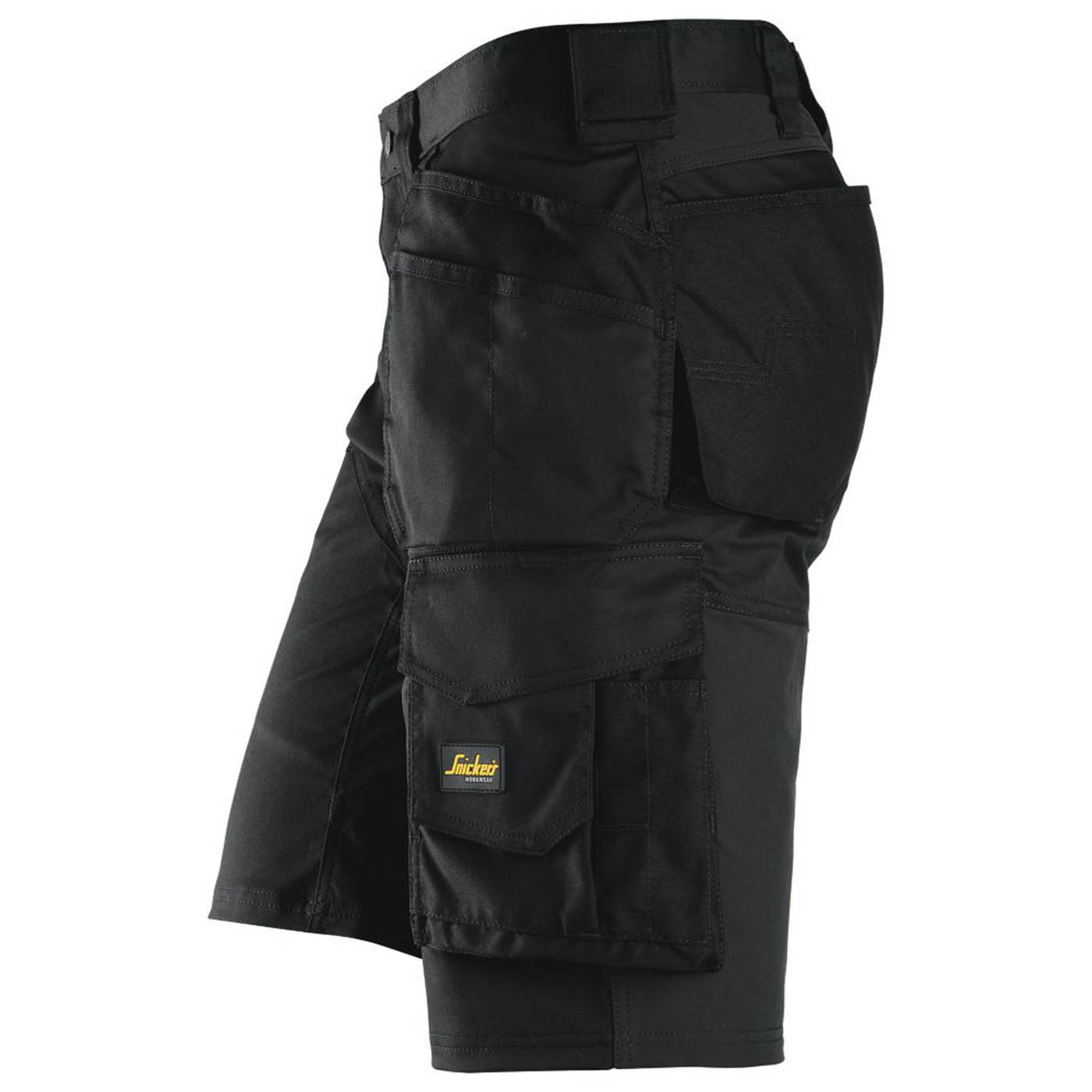 Snickers 6151 Stretch Work Shorts Black 30" W - Image 4