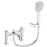 Bristan Bath Mixer Shower Deck-Mounted Chrome Handset Round Head Scratch Resist - Image 1