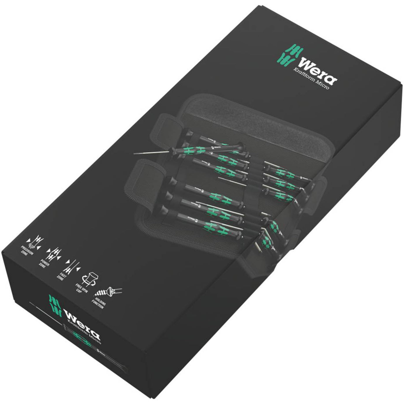 Wera Screwdriver Set Kraftform Micro Mixed Precision 12 Pieces - Image 2