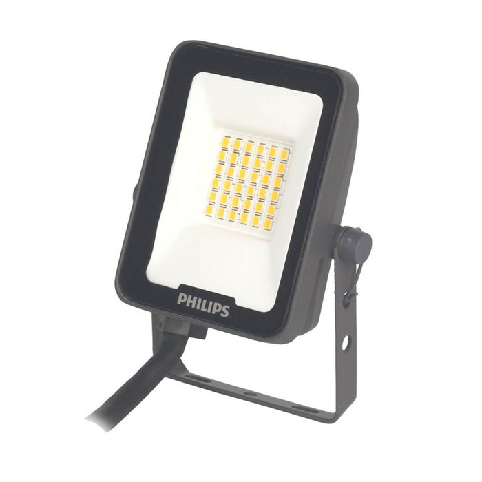 Philips LED Floodlight Black Cool White 1100lm Outdoor Security Garden Lamp 10W - Image 2