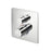 Mixer Shower Valve Thermostatic Concealed Chrome Bathroom Square Faceplate - Image 1