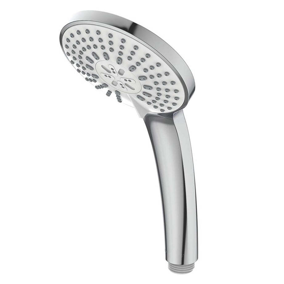 Bathroom Thermostatic Mixer Shower Chrome Concealed 2 Spray Pattern Round Head - Image 2