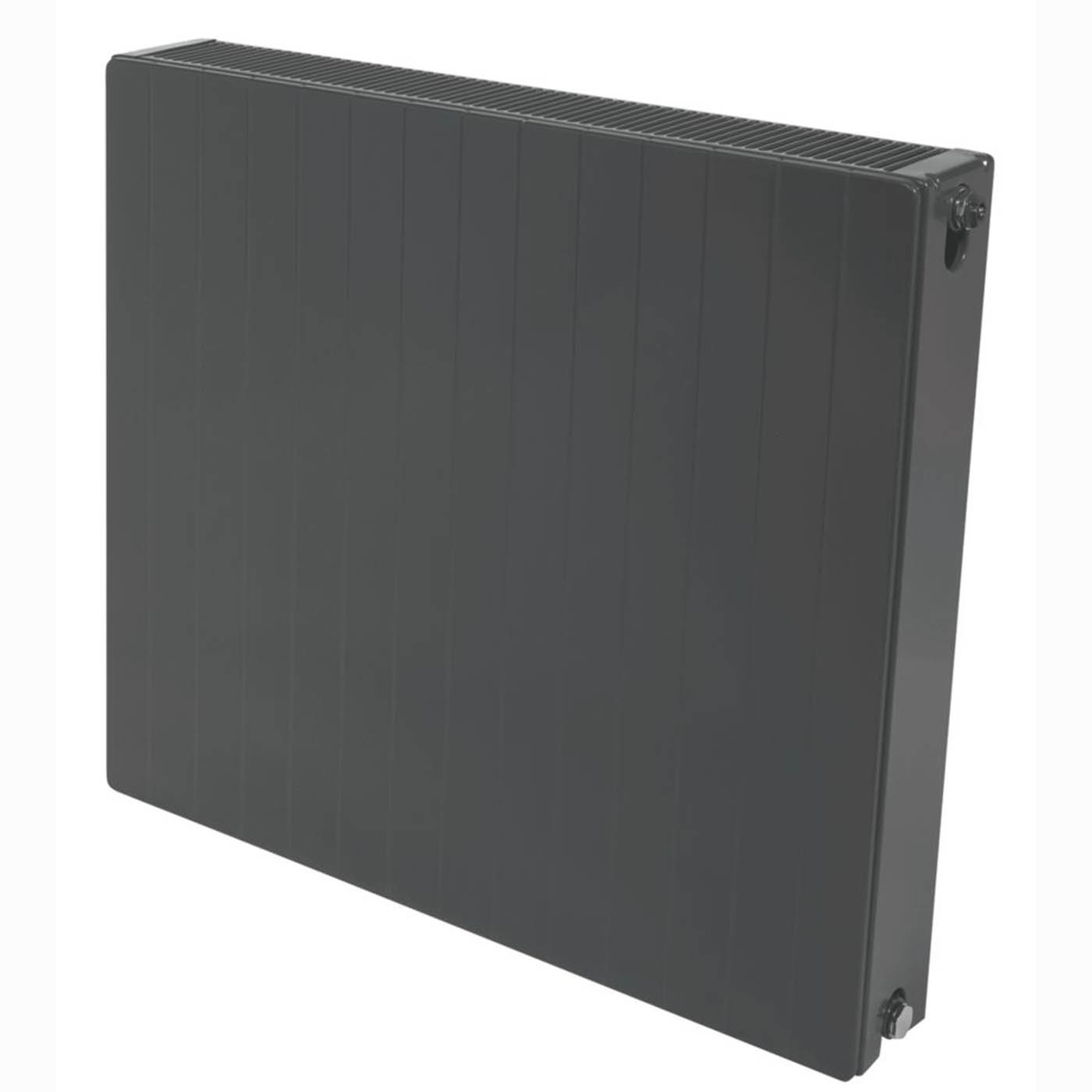 Stelrad Double Convector Radiator Flat Panel Type 22 600x500mm Grey 2716BTU - Image 2