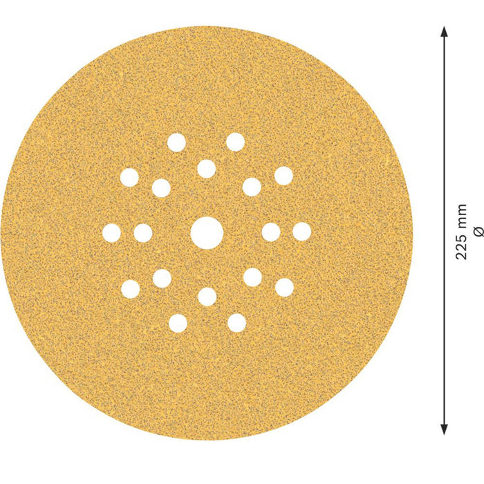 Bosch Sanding Discs Expert C470 18 Hole Punched Plaster Drywall 225mm 25 Pack - Image 3