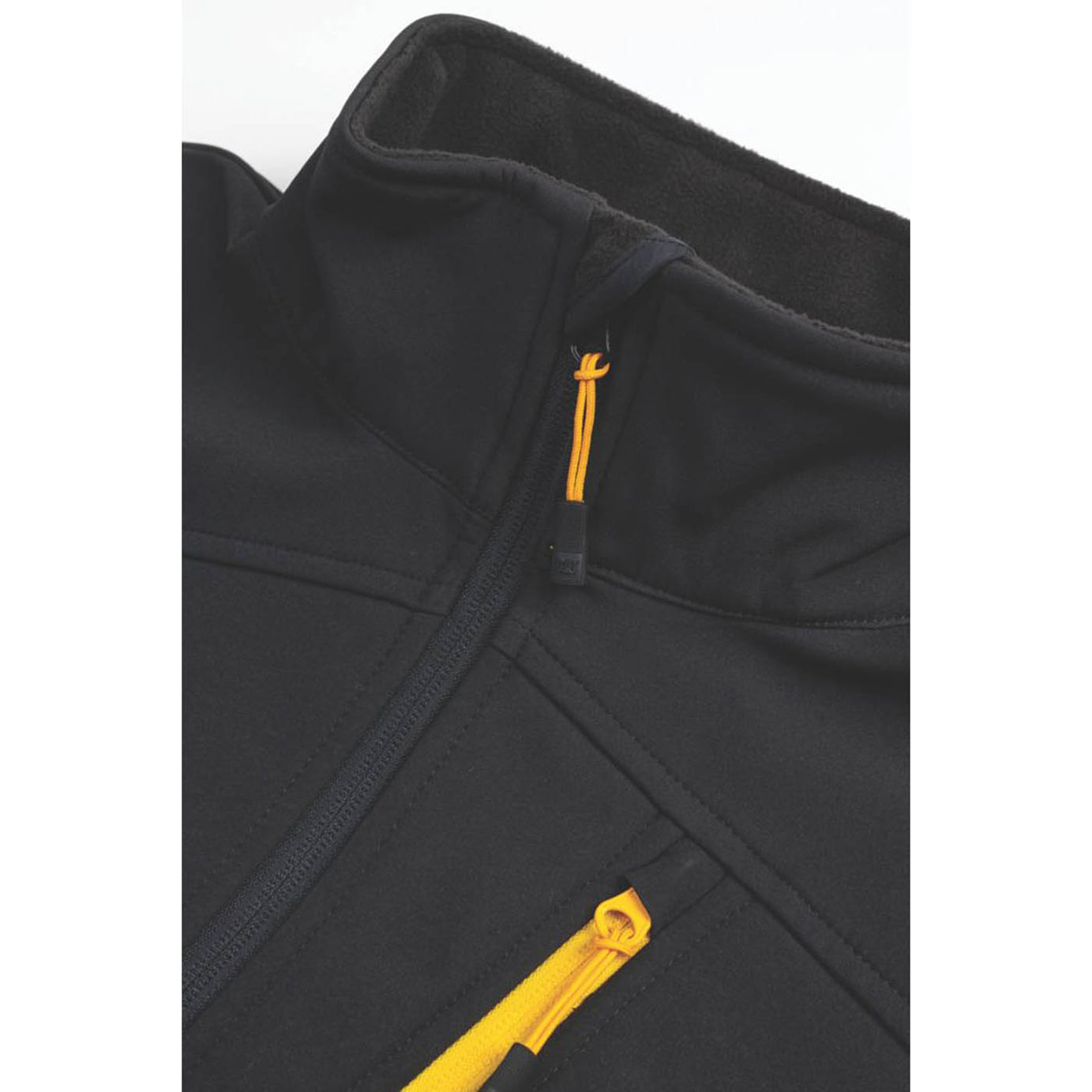 CAT Mens Work Jacket Black Shell Small Soft Mountain Sports Zip 36-38" Chest - Image 4