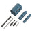 Erbauer Professional Diamond Core Drill Kit with 3 Cores & 5 Accessories in Case - Image 2