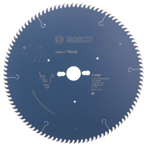 Bosch Circular Saw Blade Expert 100 Teeth 300x30mm For Wood Chipboard Plywood - Image 1