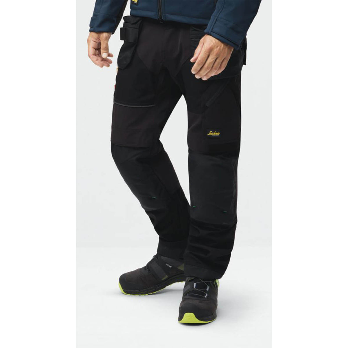 Snickers Work Trousers Stretch Black Regular Fit Multi Pocket 30W 30L 6902 - Image 3