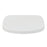 Toilet Seat And Cover White Standard Closing Duraplast Top Fix Heavy Duty WC - Image 2