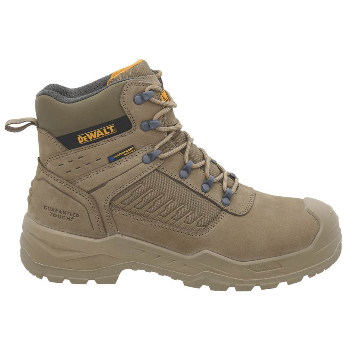 DeWalt Safety Boots Mens Wide Fit Stone Leather Waterproof Steel Toe Size 9 - Image 2