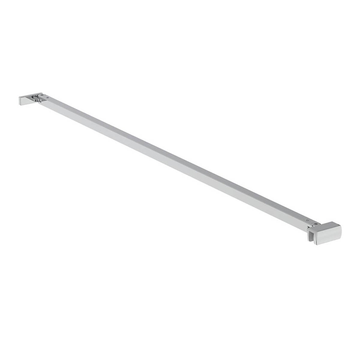 Ideal Standard Angled Bracing Bracket 800mm Silver For 8mm Glass Doors - Image 1
