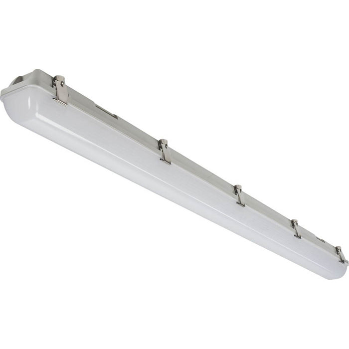 LED Batten Light Single 4ft Wall Ceiling With Self Test Emergency 3000-5550lm - Image 1