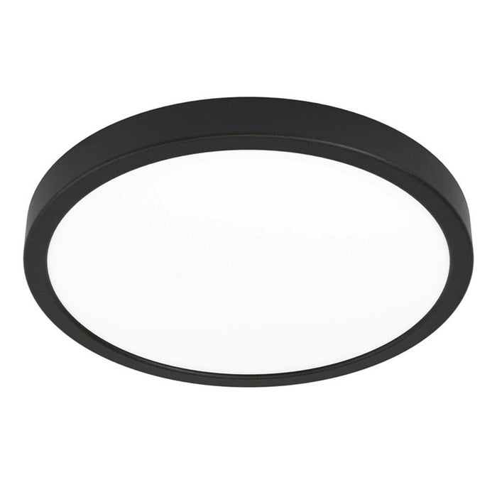 LED Ceiling Light Bathroom Round Surface Mount Minimalist Modern Black 2400lm - Image 1