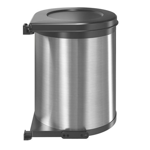 Kitchen Waste Bin Swing-Out Anthracite Under Cabinet With Lid Handle 13Ltr - Image 1