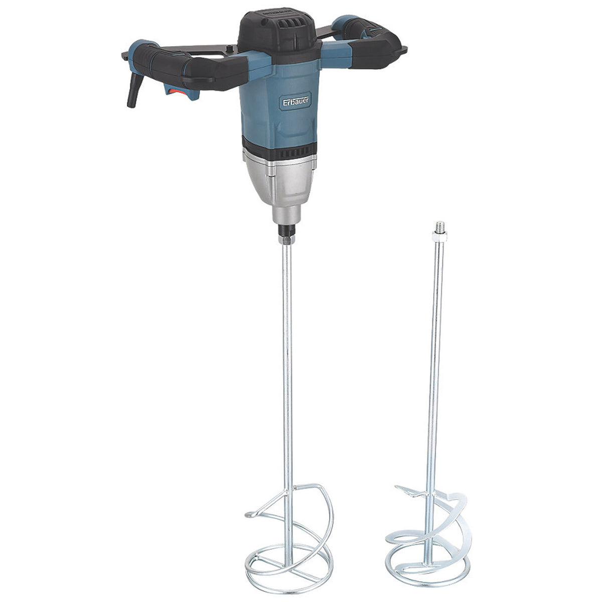 Erbauer Electric Paddle Mixer Brushed 220-240V EPM1600 1600W Cement Paint Mixer - Image 2