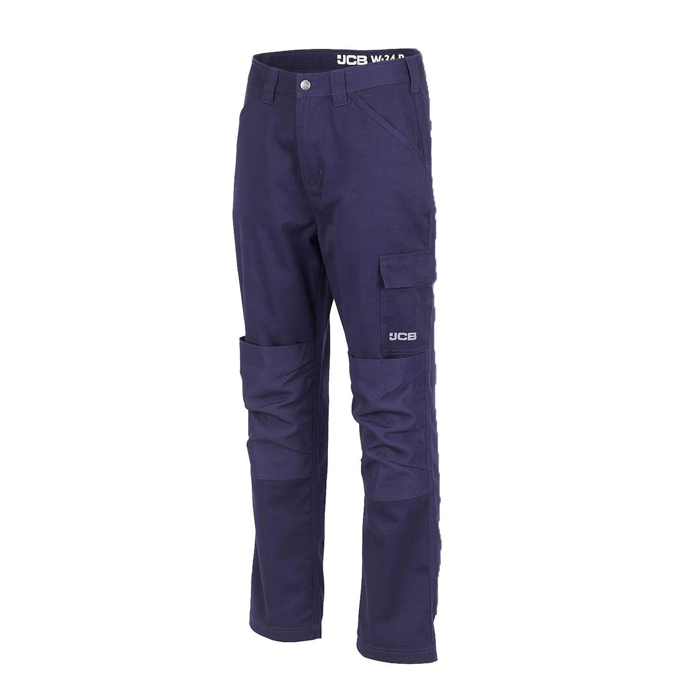 JCB Work Trousers Mens Regular Fit Navy Breathable Multi Pockets Cargo 36W - Image 2