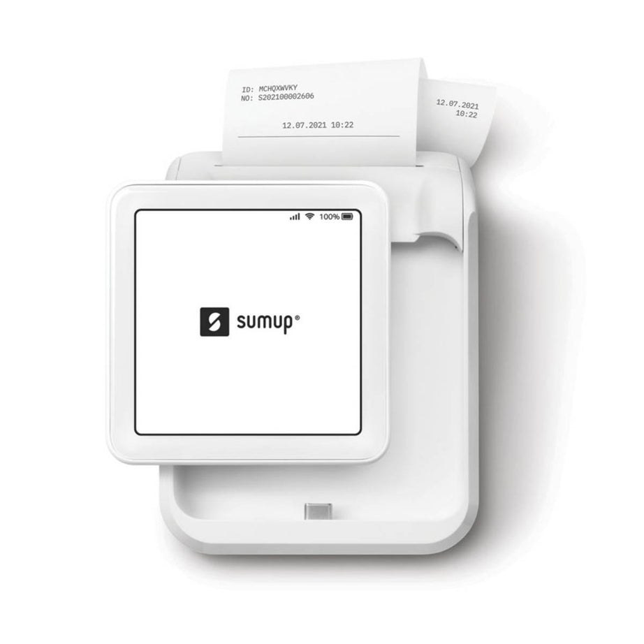 Sum Up Smart Card Terminal Solo+Printer White Compact Touchscreen Display - Image 2