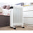 Smart Oil Filled Radiator Electric Portable Heater White Freestanding 2000W 240V - Image 2