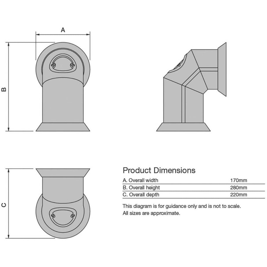 Focal Point  Decorative Electric Stove Pipe Black - Image 4