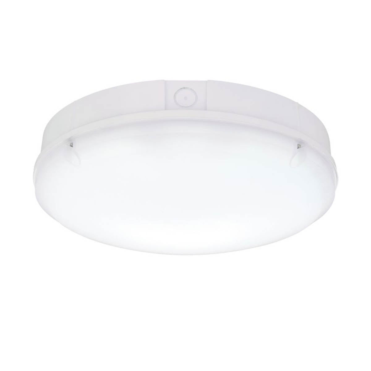 Saxby Outdoor Bulkhead LED Variable White Round Microwave Sensor Gloss White - Image 2