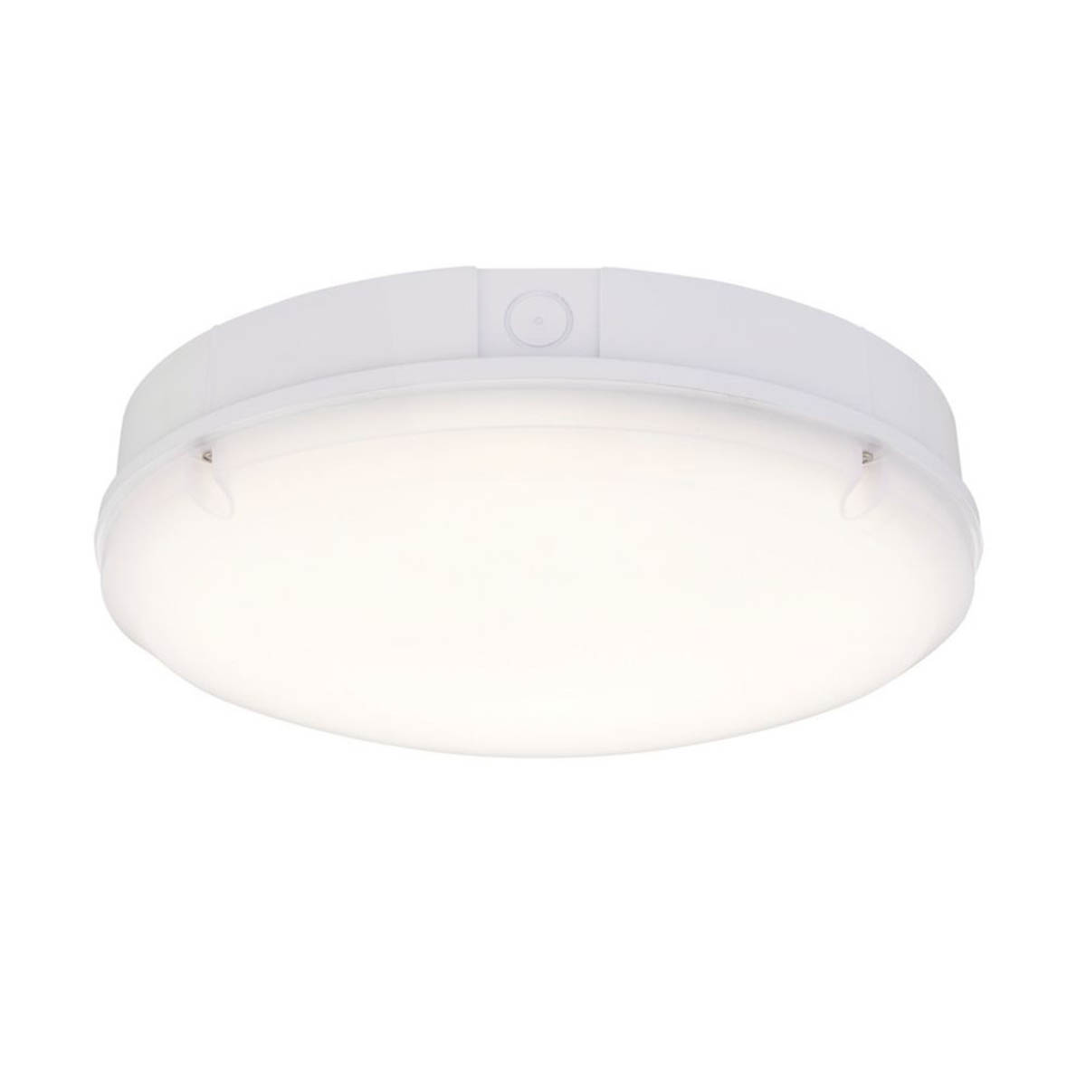 Saxby Outdoor Bulkhead LED Variable White Round Microwave Sensor Gloss White - Image 4