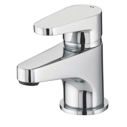 Bathroom Tap Basin Mono Mixer With Clicker Waste Chrome Plated Brass Modern - Image 1