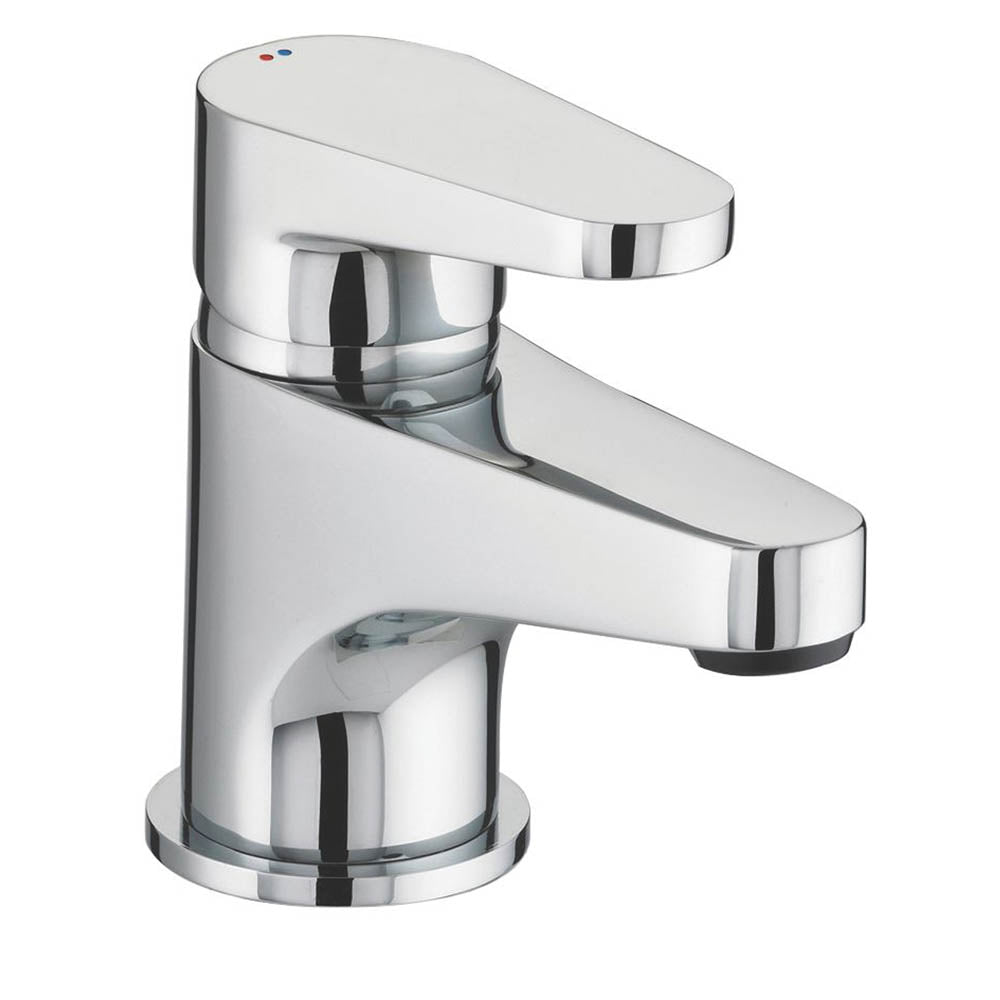 Bathroom Basin Tap Mono Mixer Chrome Single Lever Clicker Waste Contemporary - Image 2