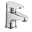 Bathroom Tap Basin Mono Mixer With Clicker Waste Chrome Plated Brass Modern - Image 2