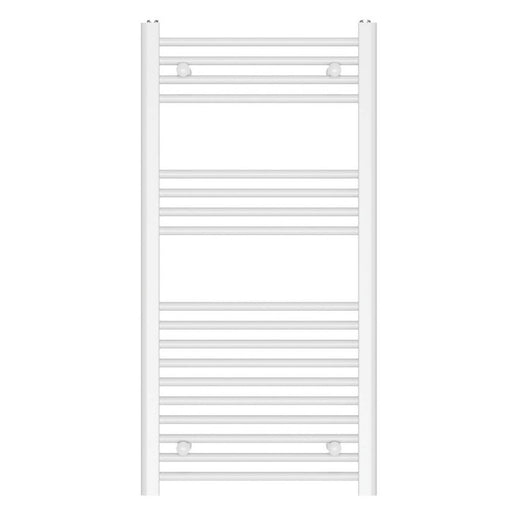 Towel Rail Radiator White Steel Bathroom Warmer Ladder 446W (H)1000x(W)500mm - Image 1