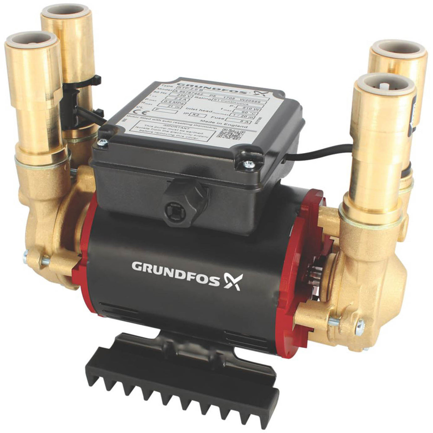 Grundfos Twin Shower Pump 96787466 Positive Head Regenerative Low Noise 3.0bar - Image 2