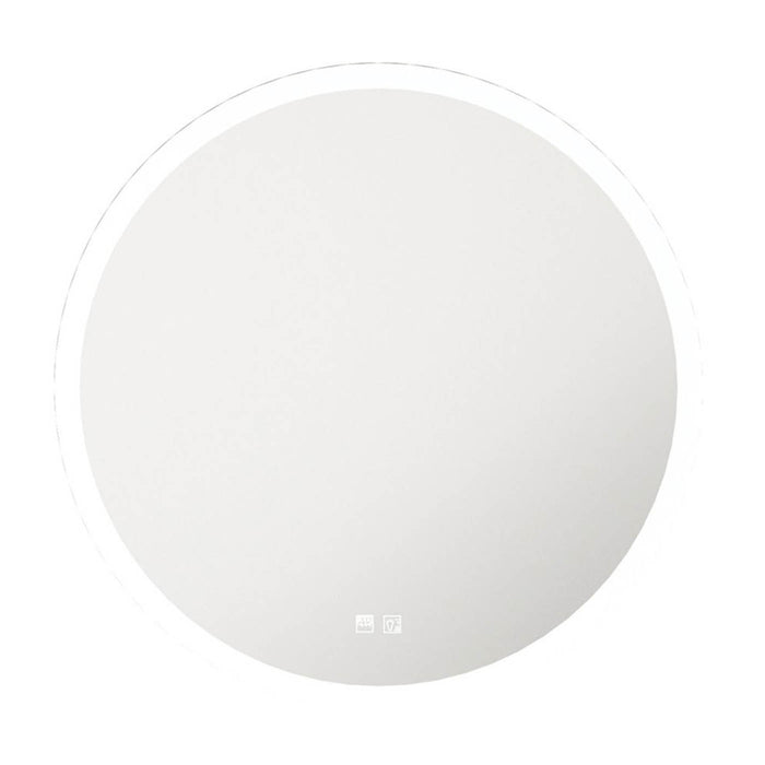 Bathroom Mirror Round Illuminated LED Touch Control Built In Demister Dimmable - Image 4