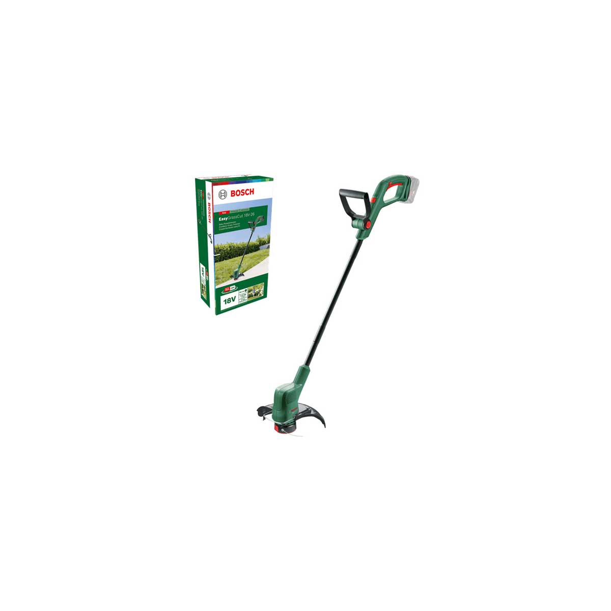 Bosch Grass Strimmer EasyGrassCut 18V26 Cordless Powerful  Lightweight Body Only - Image 1