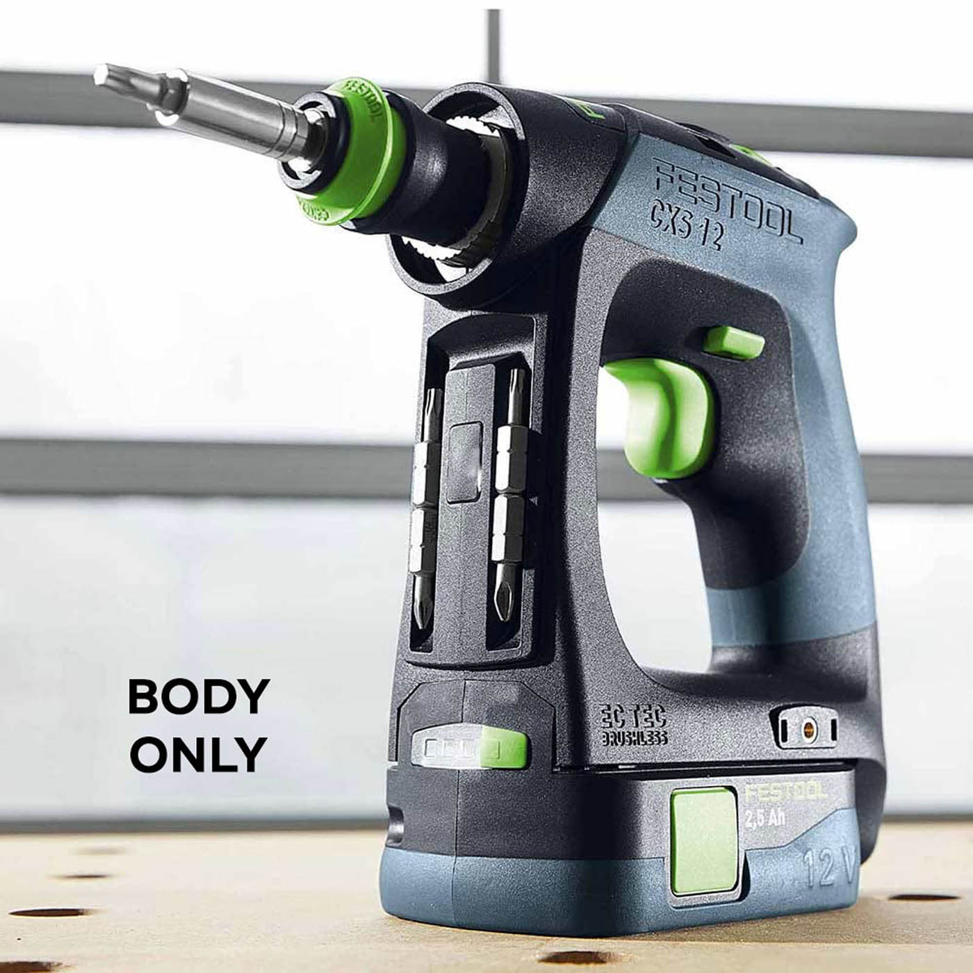 Festool Cordless Drill Cordless 10.8V Li-Ion CXS 12  Brushless Compact Body Only - Image 2
