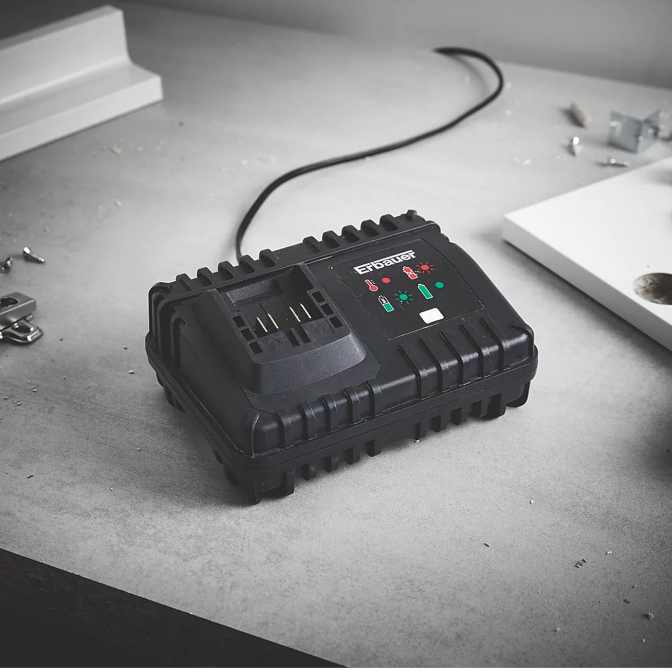 Erbauer Battery Charger EBC12-Li For EXT 12V Li-ion Batteries Compact Powerful - Image 2