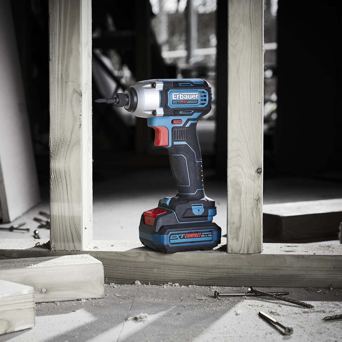 Erbauer Cordless Impact Driver EID12-LI 12V Brushless Compact Body Only - Image 3