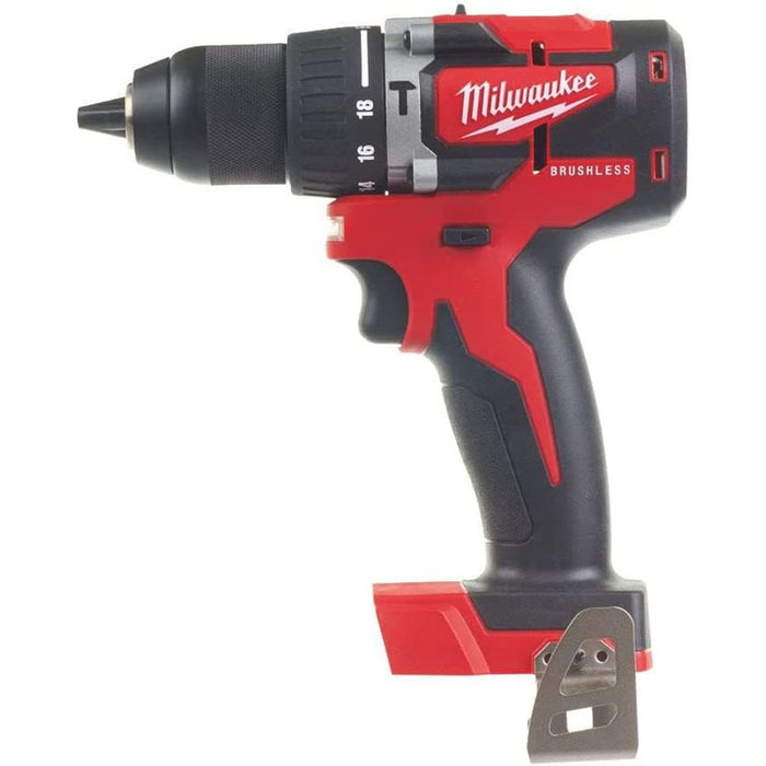 Milwaukee Combi Drill M18CBLPD-0 Cordless Brushless LED Light 18 V Body Only - Image 1