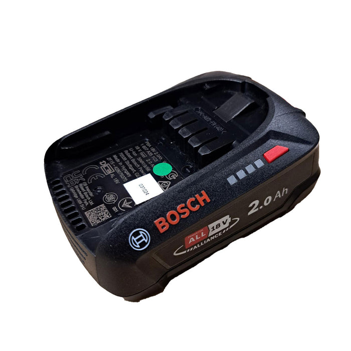 Bosch Battery 2Ah 18V Li-ion PBA18V For PowerForAll GREEN Tools Compact - Image 1