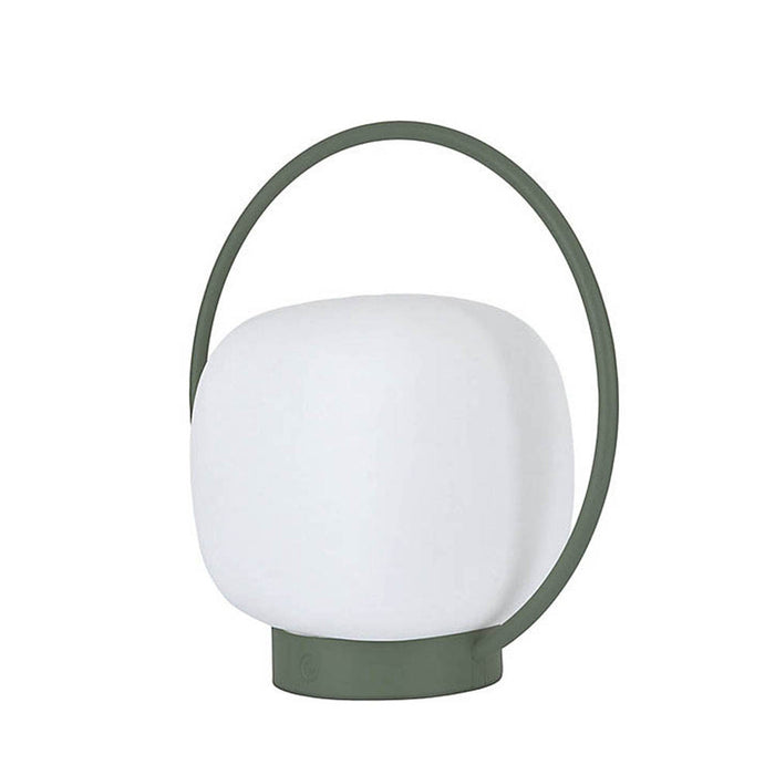LED Outdoor Lamp Portable Light Green Matt Modern Battery Powered Dimmable IP44 - Image 1